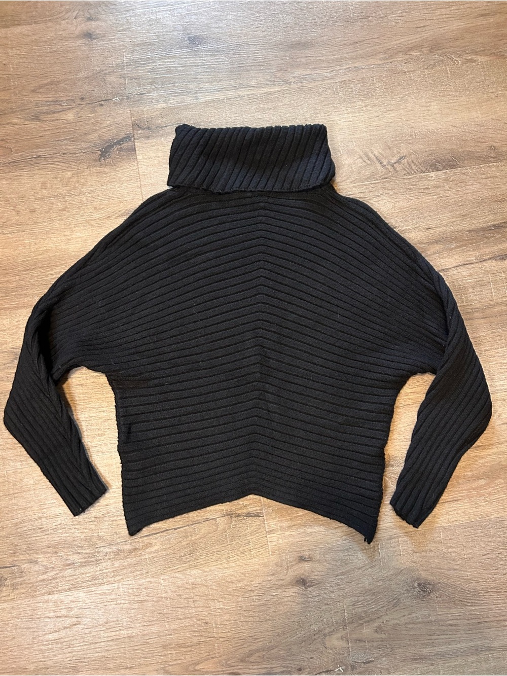 Philosophy Republic Clothing Sweater Womens XS Black Ribbed Turtleneck